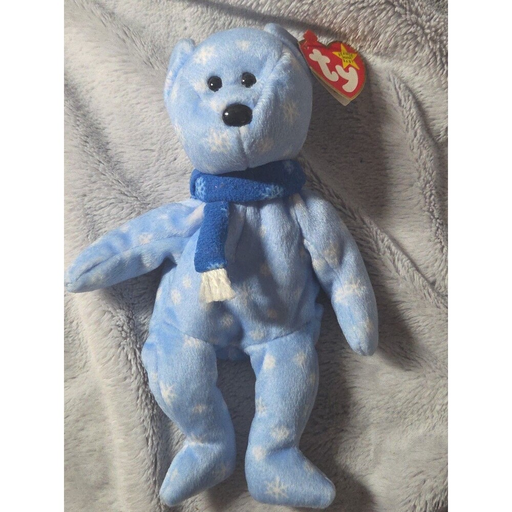 Ty Beanie Baby 1999 Holiday Teddy – 8.5" Retired Christmas Bear Plush